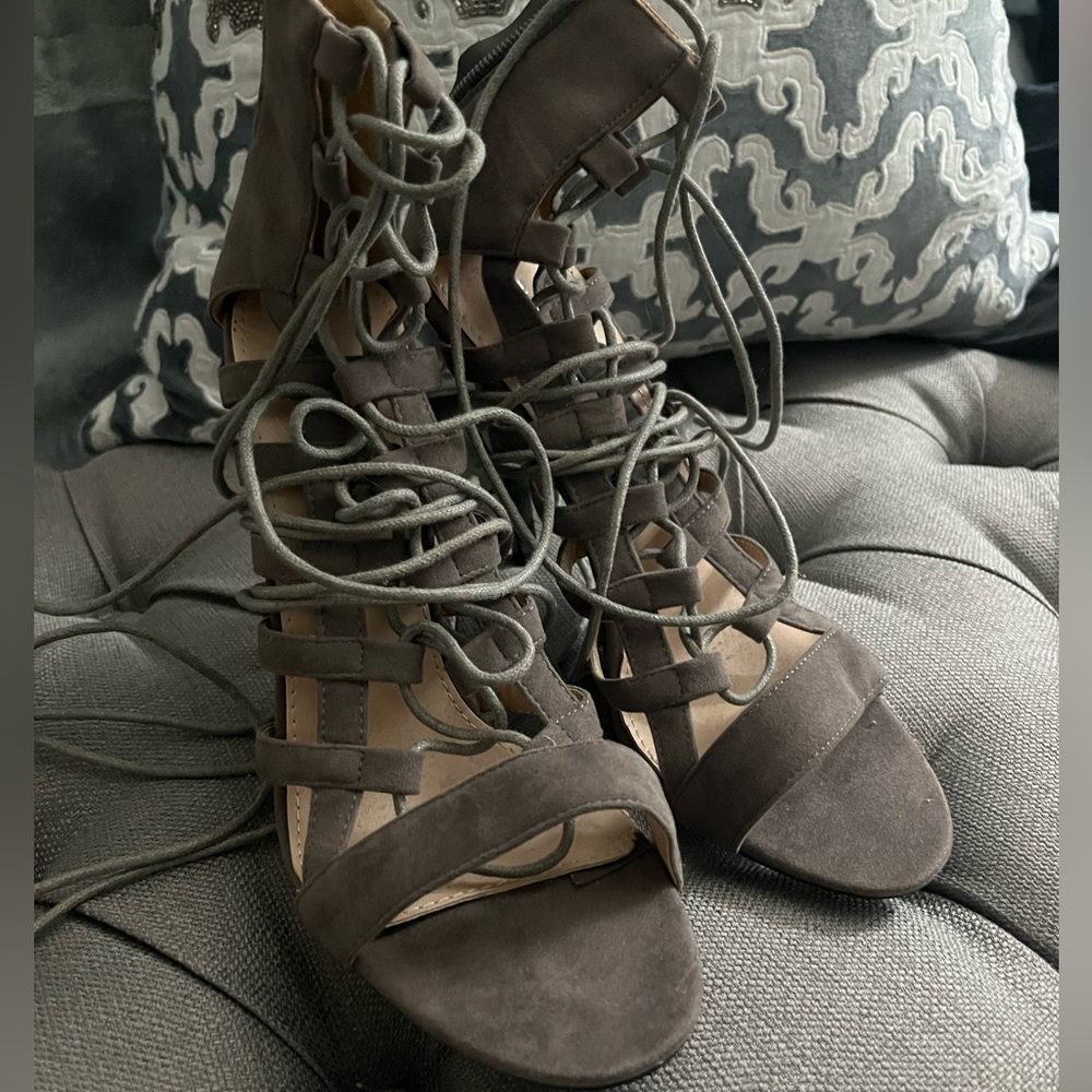 Lace up heels